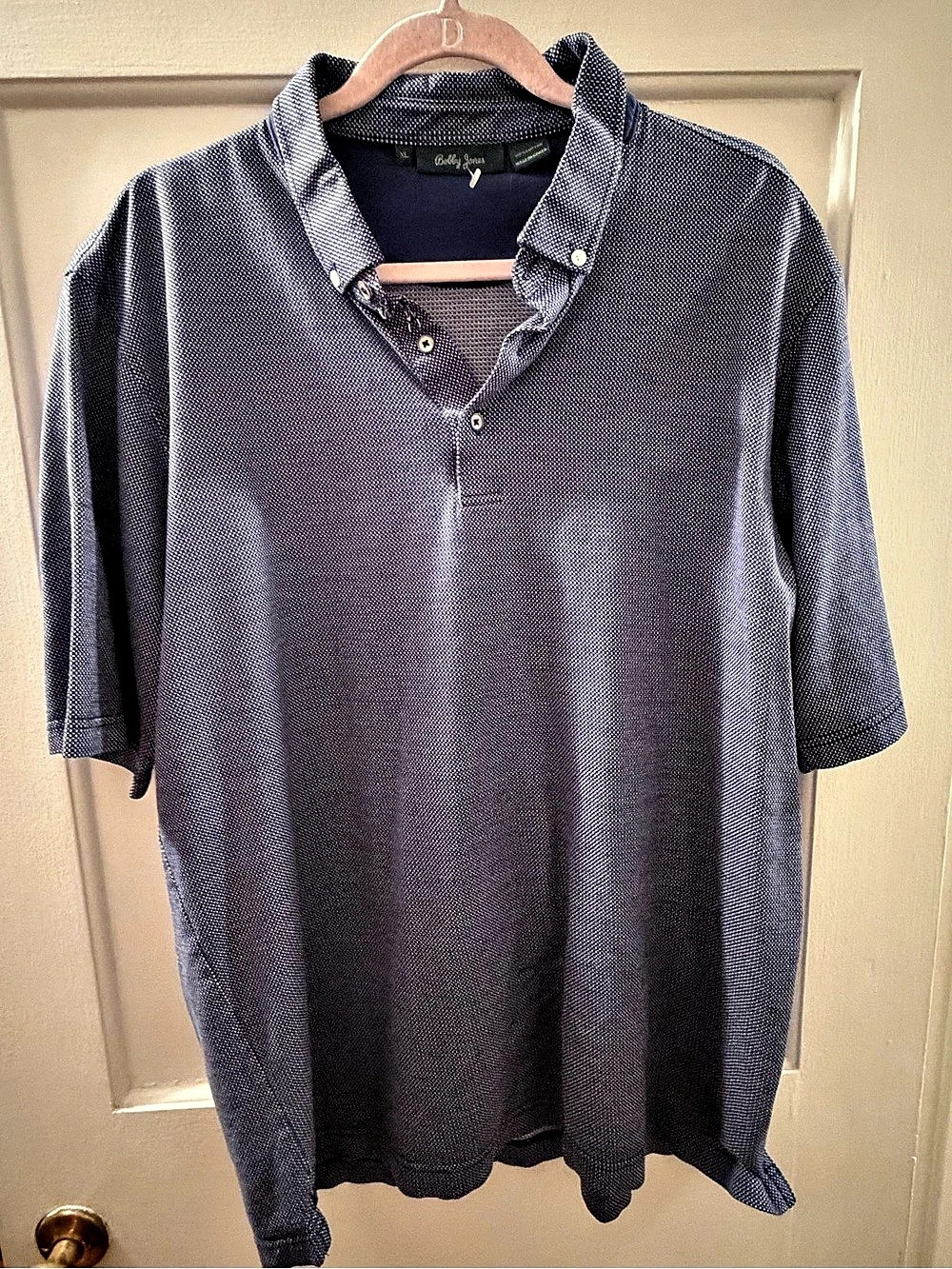 Bobby Jones Men's Geometric Polo Blue XL Like New